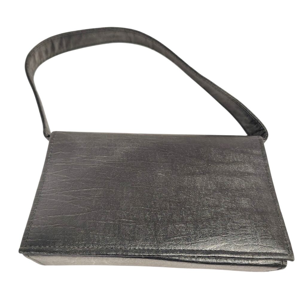 Bijoux Terner Mini Handbag Black Structured Magnetic Closure